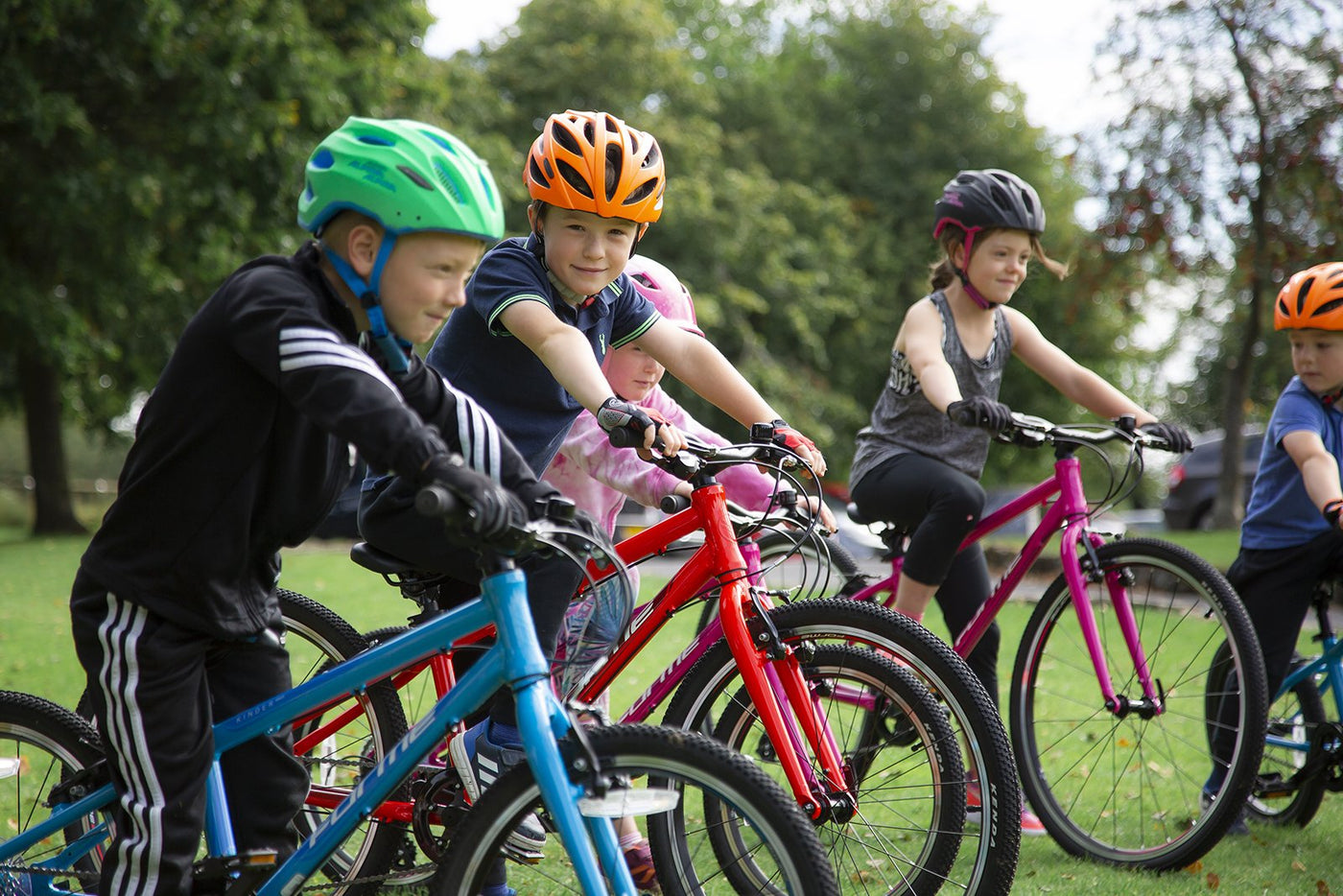 Kids on their bikes